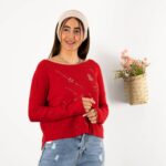 بافت لش پروانه ای نگین دار