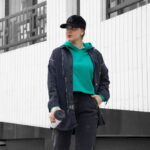 شومیز جین دخترونه اسپرت نگین دار MOBAMO
