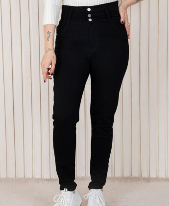 شلوارجین دخترونه کمر گنی 992 MOBAMO