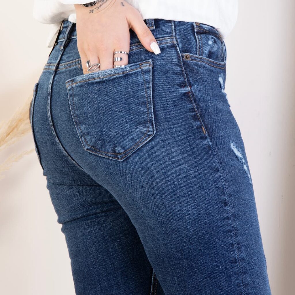 شلوارجین دخترونه جذب زاپدار 14689 ZARA