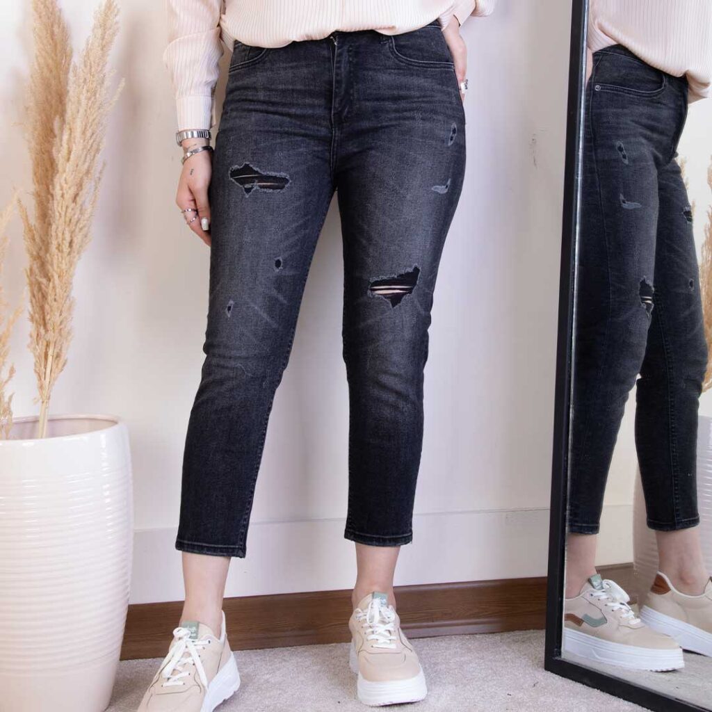 شلوارجین دخترونه جذب زاپدار 13929 ZARA