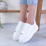 کتونی دخترونه ساده ونس بند ضخیم