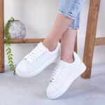 کتونی دخترونه ساده ونس بند ضخیم