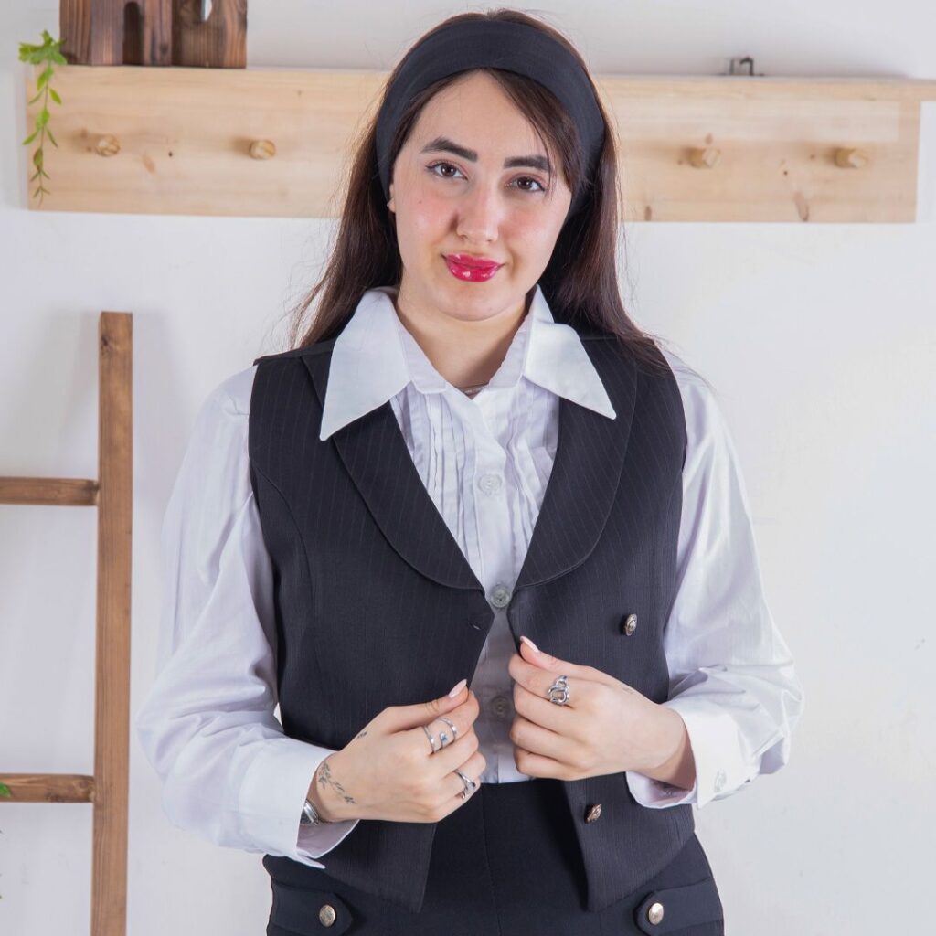 ژیله راه راه یقه ارشال BENITA