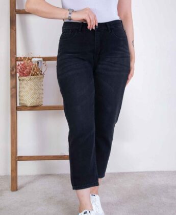 شلوارمام استایل قد90 10851 THREE JEANS