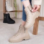 نیم بوت دخترونه خارجی بغل زیپ K SHOES