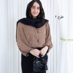 تونیک دخترونه دکمه جفتی بندی ARAS