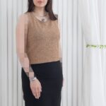تاپ لمه یقه گرد NAFIS DRESS