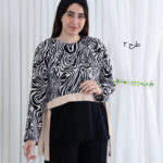 شومیز سایز بزرگ ترکیبی BENITA