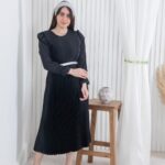 پیراهن ساتن تمام پلیسه ETOK