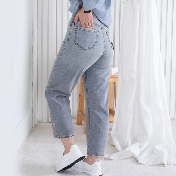 شلوار جین دخترونه واید لگ THREE JEANS 19023