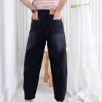 شلوار جین دخترونه بالون ZARA 19433