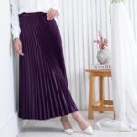 دامن ساتن پلیسه کمر کش ZARA