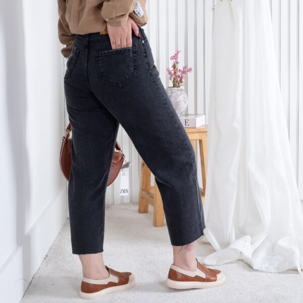 شلوار جین دخترونه رگولار پلاس دمپا کات ZARA 19600