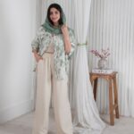 ست مانتو شلوار گازوییلی دو جیب - Image 2