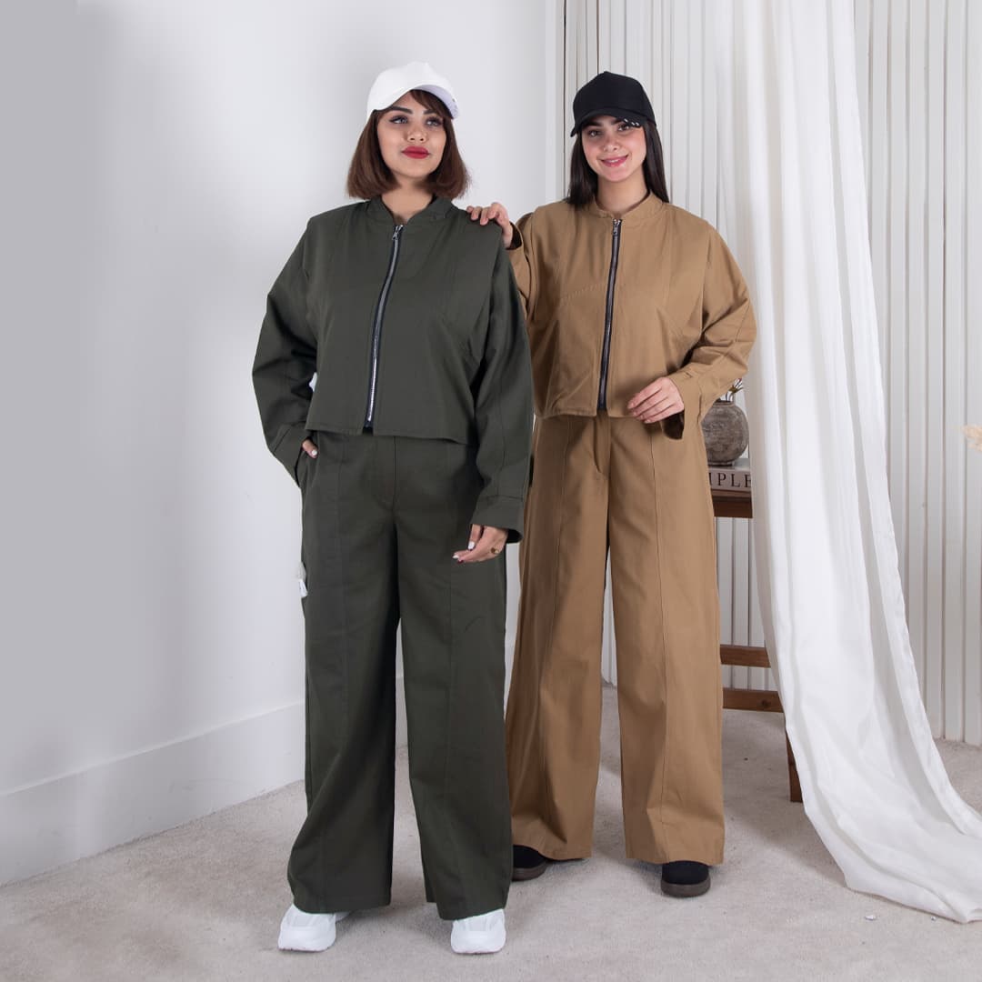 5 ست کراپ و شلوار کتان CHIDA- 2025-10-26T215656.499