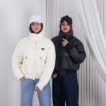 کاپشن دخترونه وارداتی سیلیکونی پایین کش بافت