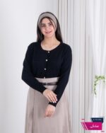 ژاکت دخترونه قواره دار دکمه نگین - Image 3