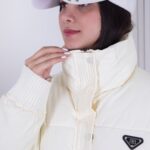 کاپشن دخترونه وارداتی سیلیکونی پایین کش بافت - Image 5