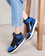 کتونی دخترونه ایر جردن ورنی ساقدار NIKE