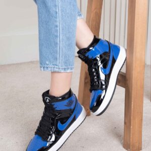 کتونی دخترونه ایر جردن ورنی ساقدار NIKE