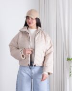 کاپشن دخترونه هفت هشتی پایین گت