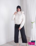 کاپشن وارداتی دخترونه داخل خز YUE CHEN 102 - Image 2