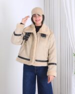 کاپشن جیر بوفالو یقه کمربندی M&A