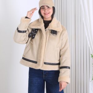 کاپشن جیر بوفالو یقه کمربندی M&A