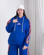 ست هودی و شلوار نوار چرم  ADIDAS