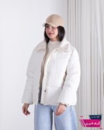 کاپشن دخترونه وارداتی یقه خز MEIZHIYIDUO - Image 7