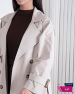 بارونی کتان دخترونه 6 دکمه ZARA - Image 2