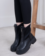 نیم بوت دخترونه وسط زیپ استرج SKY