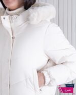 کاپشن وارداتی دخترونه داخل خز YUE CHEN 102 - Image 3