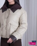 کاپشن وارداتی دخترونه یقه بافت XUEYUGE - Image 8