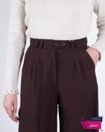 شلوار پارچه ای دخترونه کرپ نیم بگTHRITI/104336 - Image 4