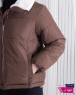 کاپشن دخترونه وارداتی یقه خز MEIZHIYIDUO - Image 4