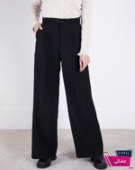 شلوار پارچه ای دخترونه کرپ نیم بگTHRITI/104336 - Image 3