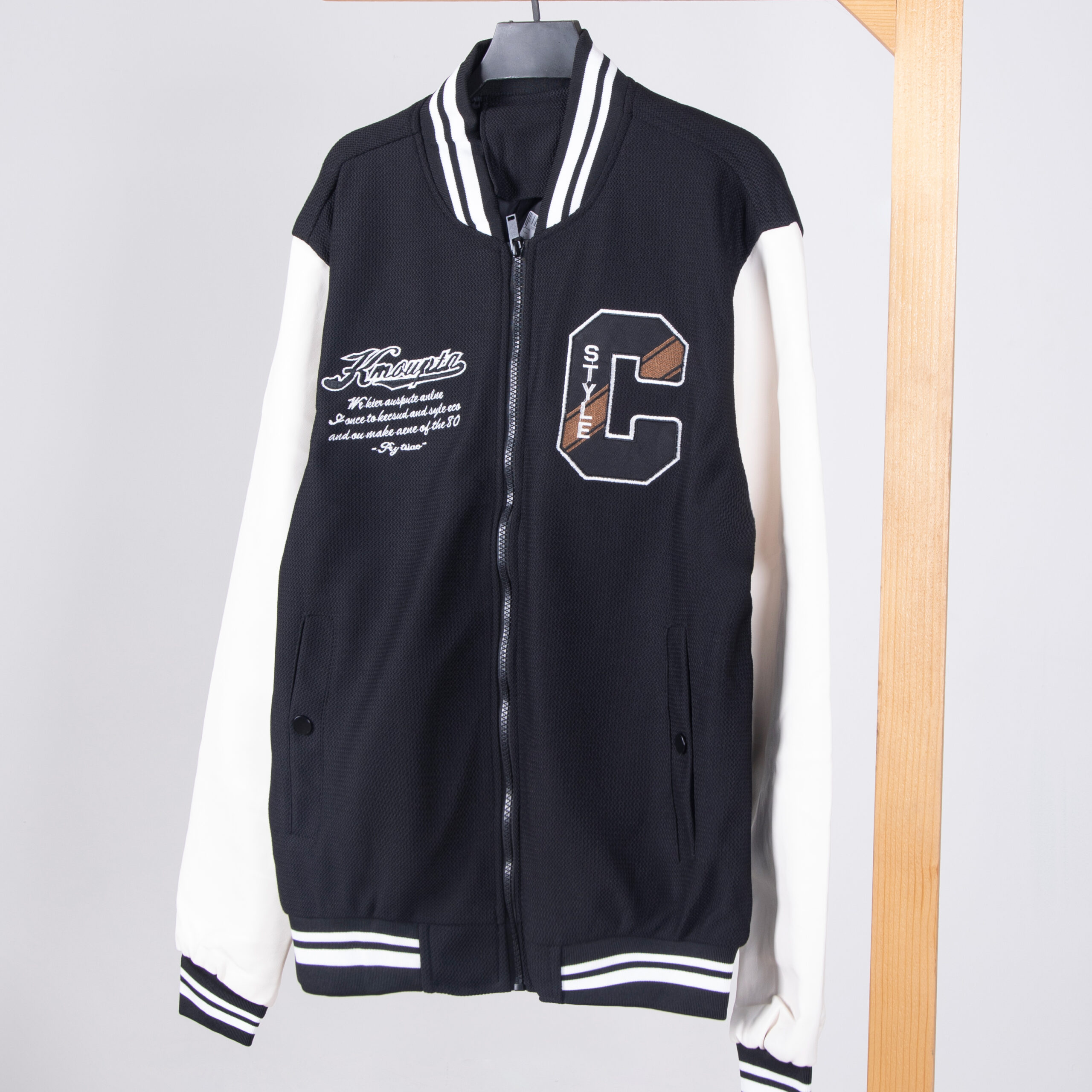 بامبر آستین چرم مردونه وارداتیC.STILE/7752