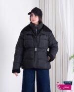 کاپشن وارداتی دخترونه کمربند دار CHUXIN 05 - Image 4