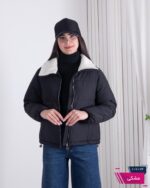 کاپشن دخترونه وارداتی یقه خز MEIZHIYIDUO - Image 2