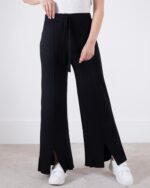 شلوار بافت دخترونه دمپا چاک