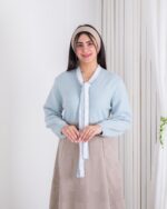 ژاکت بافت کروات توری