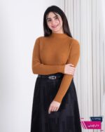 بلوز بافت دخترونه پایین ریش دار - Image 2