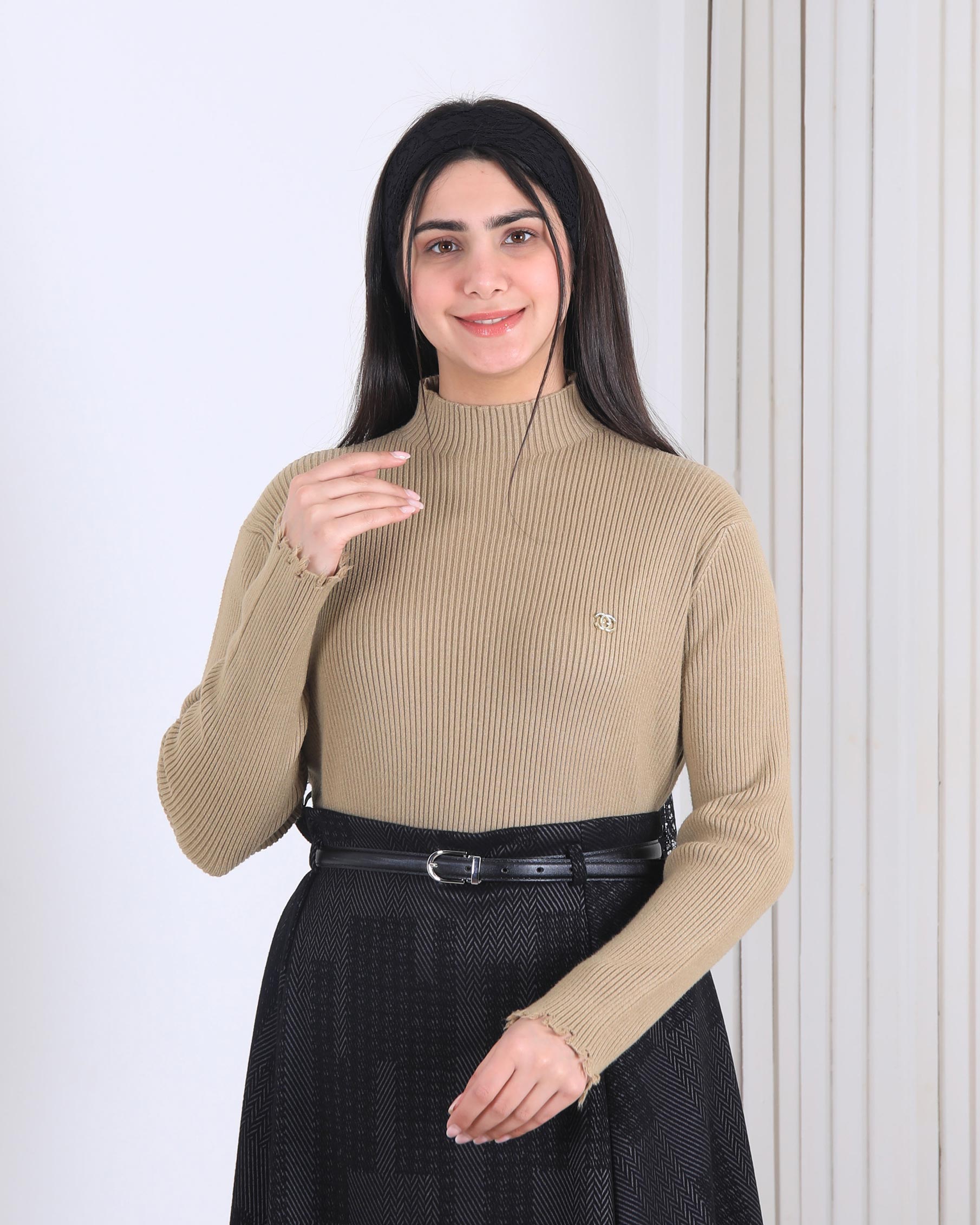 بلوز بافت دخترونه سگک CHANEL بلوز بافت دخترونه سگک CHANEL - Image 1