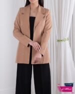 کت دخترونه یقه آمریکایی نگین خطی CALIN - Image 9