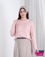 بلوز بافت دخترونه حصیری پرچی - Image 2