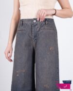 شلوار جین وایدبگ زاپدار MOBAMO/306/4 - Image 2