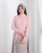 بلوز بافت دخترونه پایین ریش دار