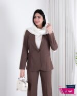 کت شلوار جیب مثلثی تک دکمه KENZO - Image 7